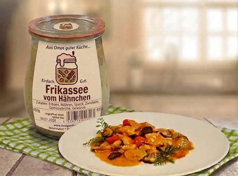 Frikassee vom Hähnchen