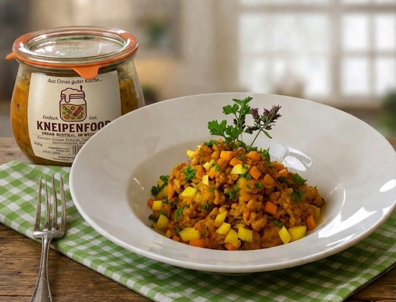 Gelbe Bete Linsen Curry